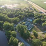 crow valley campground air view